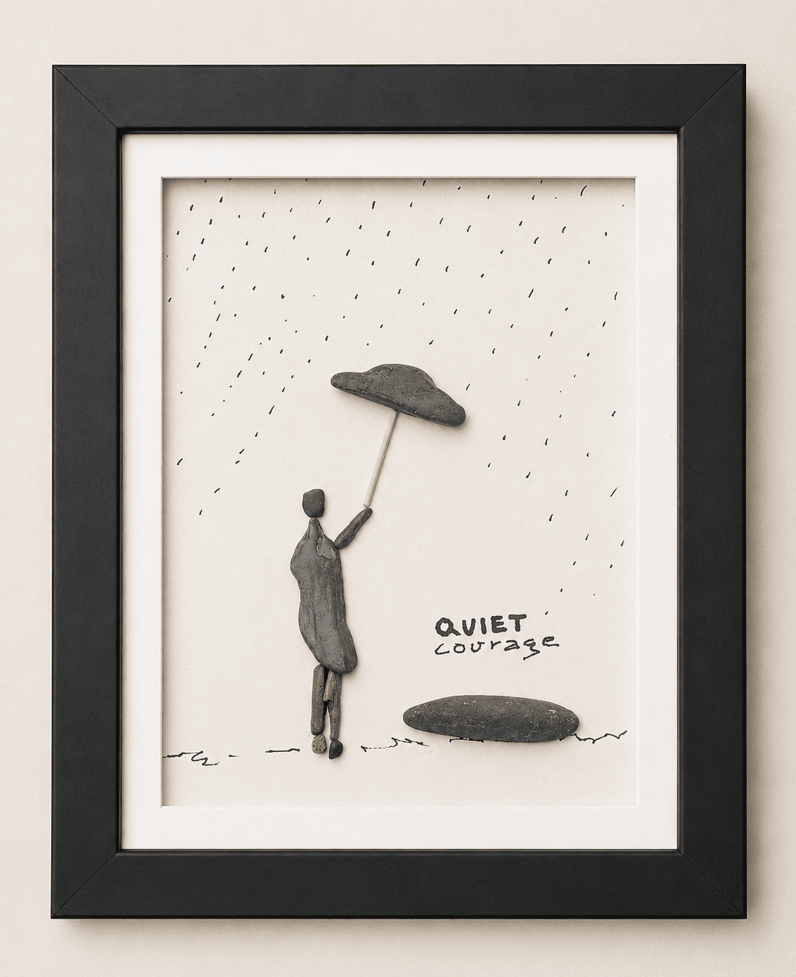 Braving the Rain | Courage & Confidence Print