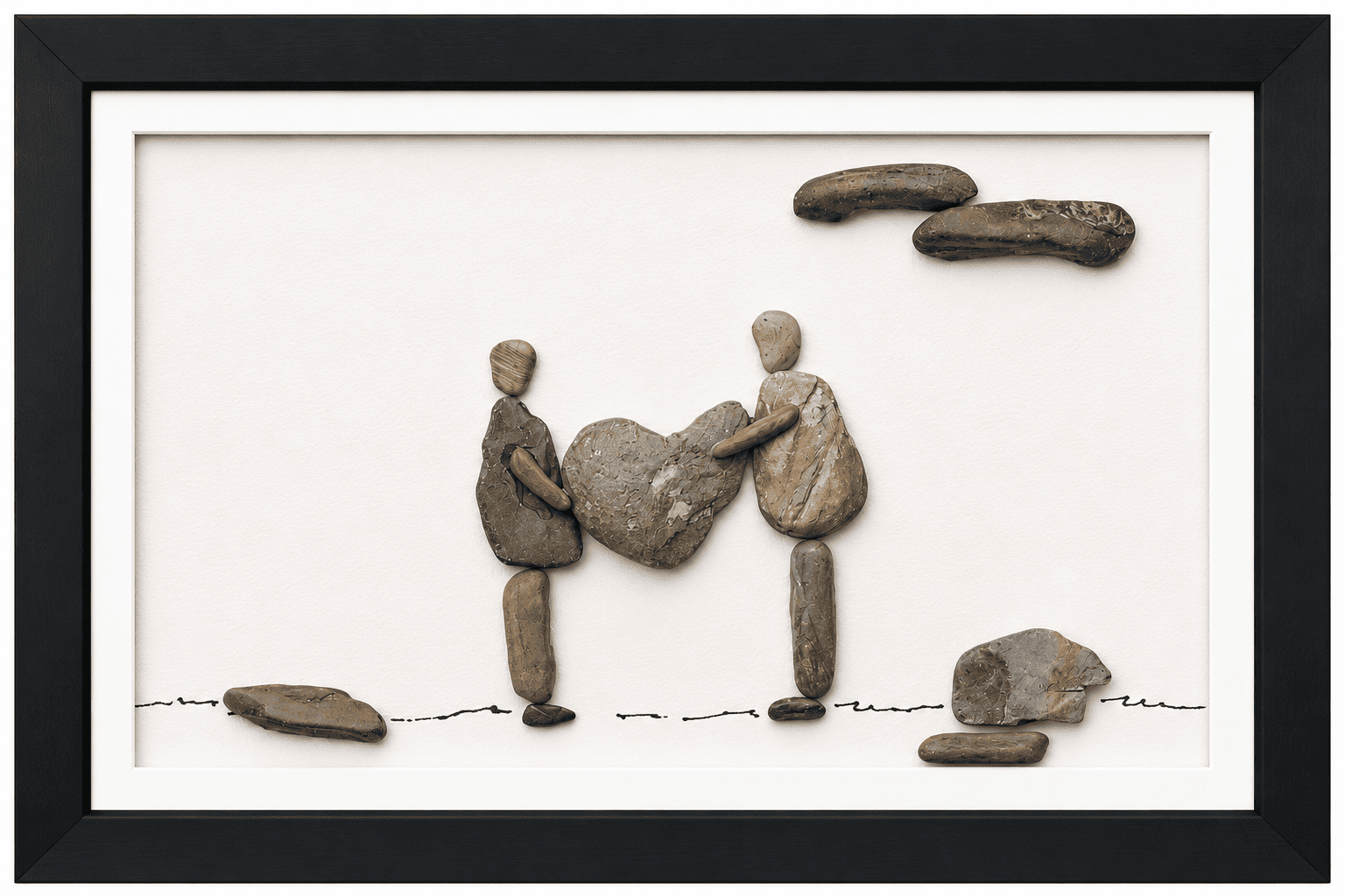 Brothers by Heart | Friendship Wall Art