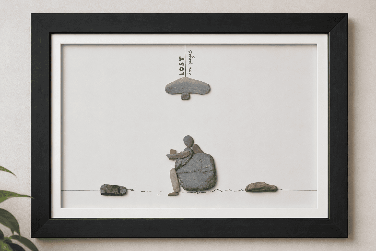Study in Peace | Relaxing Study Room Wall Art
